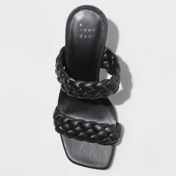 Women's Basil Mule Heels - A New Day™
Black - Picture 3 of 5